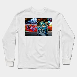 Southbank Skate Park Graffiti Street Art London Long Sleeve T-Shirt